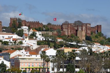 Silves, Algarve, Portekiz - Panorama görünüm