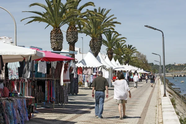 Lagos, Algarve, Portugal - gewone zaterdagmarkt — Stockfoto