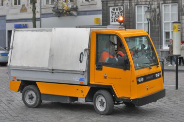 Maastricht, Hollanda - Belediye temizlik hizmeti