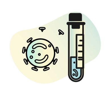 Roman Coronavirus - 2019-nCoV - Aşı Geliştirme Süreci - EPS 10 Dosyası İllüstrasyon