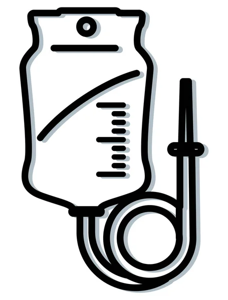 Enema Intestinale Icône Comme Fichier Eps — Image vectorielle