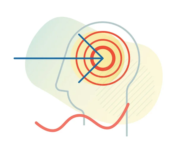 Doelgroep Pictogram Als Eps Bestand — Stockvector