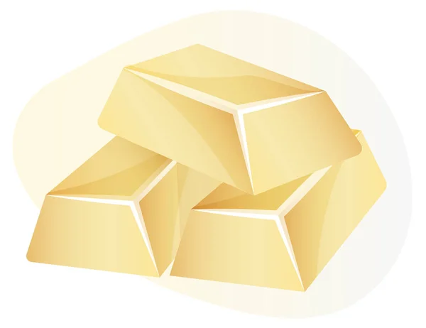 Illustrazione Stock Gold Bar Carat Icon Come File Eps — Vettoriale Stock