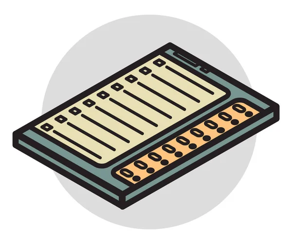 Evm Elektronisches Wahlmaschinen Symbol Als Eps Datei — Stockvektor