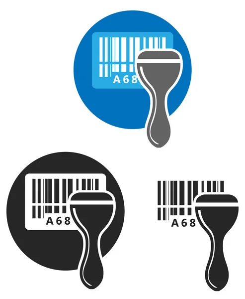 Barcode Scanner - Illustration — Stock Vector