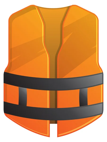 Gilet di sicurezza arancione — Vettoriale Stock