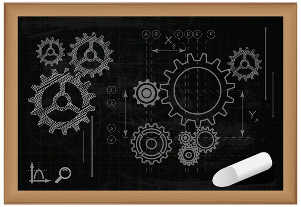 Blackboard teknik çizim ile