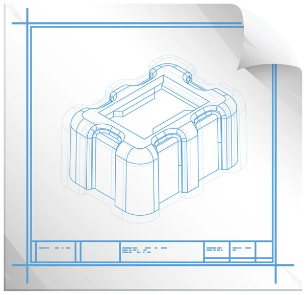 Dibujo técnico — Vector de stock