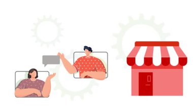 İş Franchise Model ile Büyüme Fırsatları - MP4 Dosyası Olarak Canlandırılmış Resimler