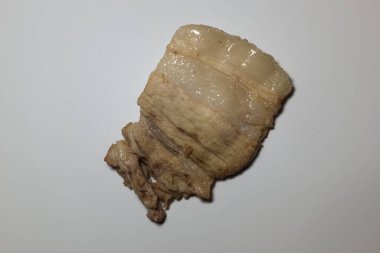 Haşlanmış domuz eti. Bossam Pork. Şişko domuz. Yumuşak domuz eti..