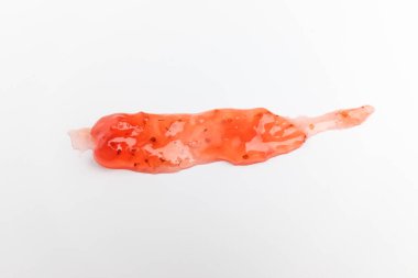 Çilek aromalı reçel. Çilek reçeli. Çilek ezmesi