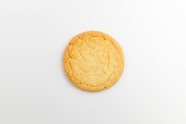 Yuvarlak şekilli kurabiye. Çıtır çıtır ve tatlı kurabiyeler. Tuzlu kurabiyeler