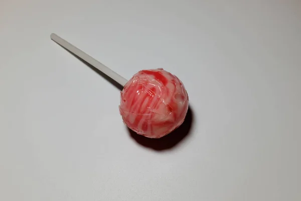 Strawberry Flavored Cherry Flavored Candy Pink Candy — Stockfoto