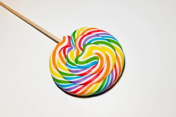 Swirl Lollipops Sweet Lollipops Large Lollipops — Foto de Stock