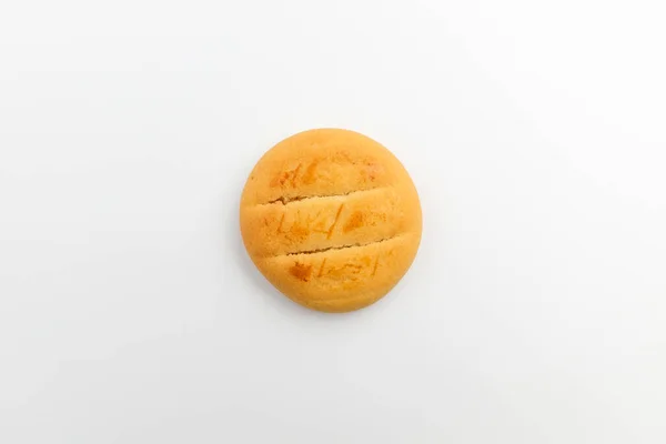 Kekse Mit Mandeln Und Erdnüssen Cookies Auf Braun — Stockfoto