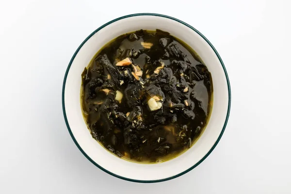 Seaweed Soup Tuna Healthy Food Soup Food — Stock Photo, Image