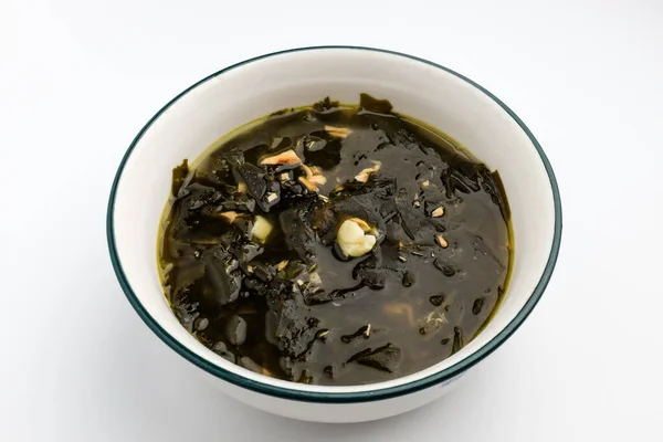 Seaweed Soup Tuna Healthy Food Soup Food — Stock Photo, Image
