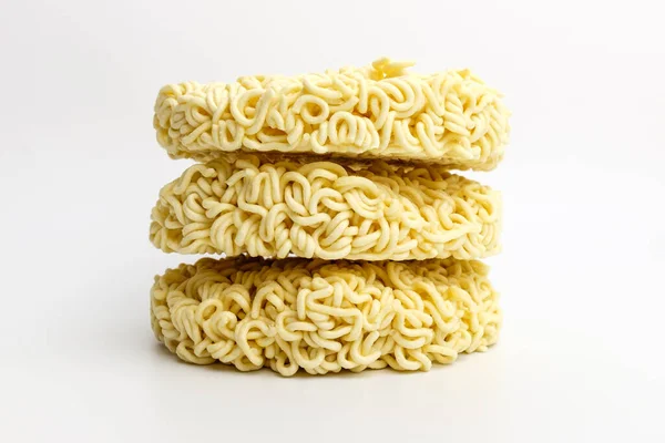 Instant Ramen Winding Side Flour Noodles — Zdjęcie stockowe