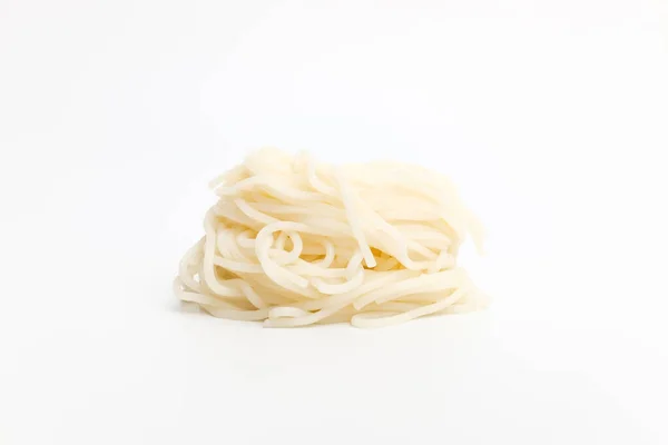 White Noodles Boiled Noodles Flour Noodles Thin Noodles — Φωτογραφία Αρχείου