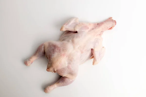 Uncut Raw Chicken Chicken Clean Raw Chicken — Foto de Stock