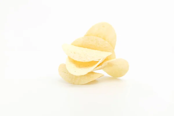 Potato Chips Salty Sweets Potato Flavor Cookies Long Container — Zdjęcie stockowe