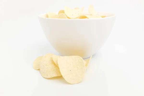 Potato Chips Salty Sweets Potato Flavor Cookies Long Container — Stockfoto