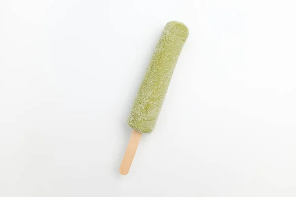 Green Tea Flavor Dessert Sweet Frozen Food Soft Food — Zdjęcie stockowe