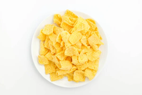 Sweet Corn Sweet Corn Chips Yellow Square Sweets — Stock Fotó