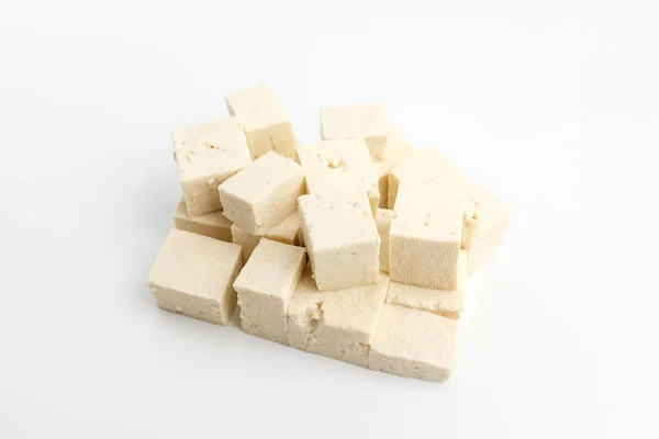 Tofu Comida Feita Feijão Comida Ásia Alimentos Proteicos — Fotografia de Stock
