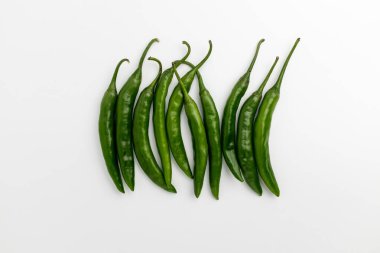 Kore 'de yetişen baharatlı kırmızı biber. Baharat için biber. Baharatlı sebzeler