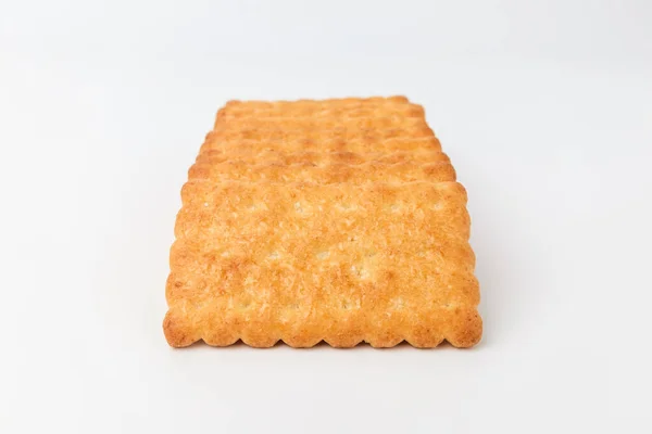 Snacks Square Shape Dessert Butter Coconut Flavor Crispy Snack — Stockfoto