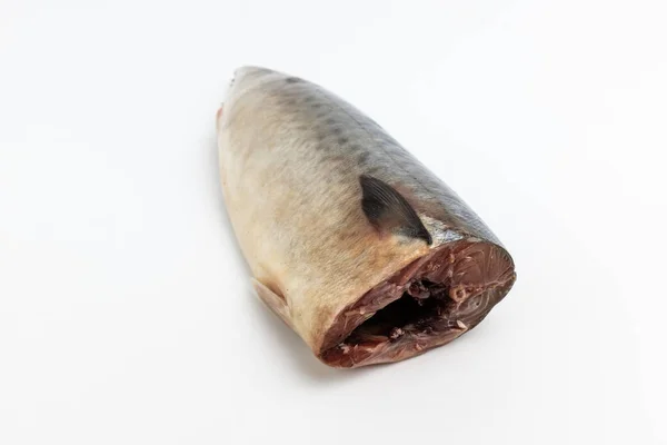 操作魚介類魚 内臓を持ったMackerel 大きくて太いサバ — ストック写真