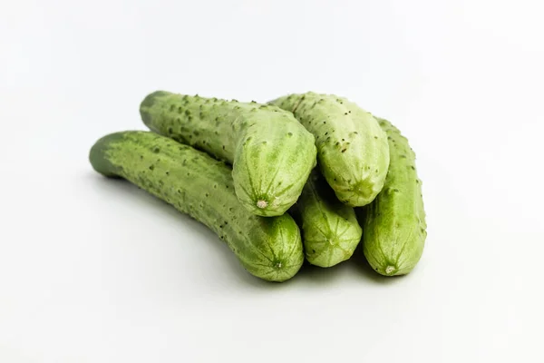 Elongated Green Vegetables Moist Vegetable Cucumber Crispy Texture Vegetables — Stock Fotó