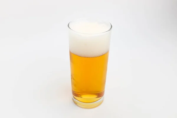 Alcoholic Drinks Made Barley Yellow Drink Carbonated Drinks — Stockfoto