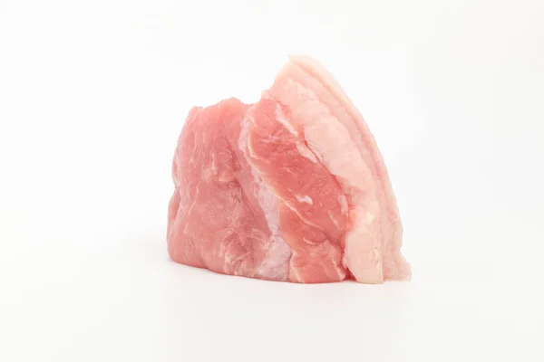 Schweinshaxe Fleisch Mit Schalen Und Fett Und Muskeln Dickes Fleisch — Stockfoto