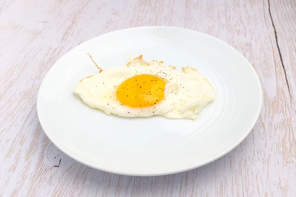 Fried Egg Fried Eggs Shape Plain Food Egg Dishes — Foto Stock