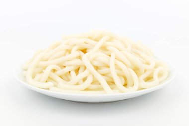 Kalın erişte. Japon usulü erişte. Çiğnenmiş yemek. Undan yapılmış yiyecekler.