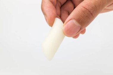 Pirinçten yapılmış Asya yemekleri. Yumuşak dokulu yemekler. Tteokbokki malzemeleri