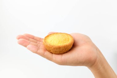 Kremalı yemek. Yumuşak ekmek tatlısı. Tatlı kremalı çörek