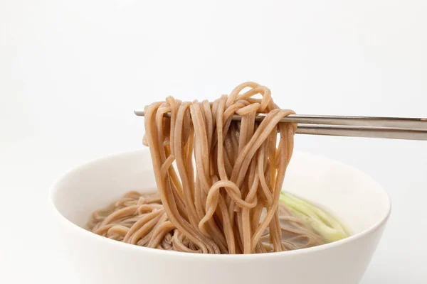 Cold Noodles Buckwheat Noodles Cold Soup Korean Food Summer — Stock Fotó
