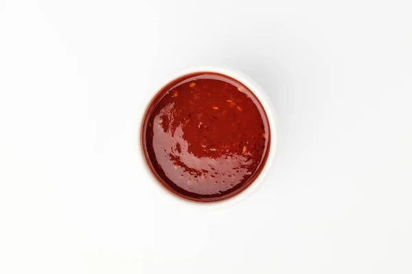 Salsa Rossa Salsa Piccante Coreana Salsa Tagliatelle — Foto Stock