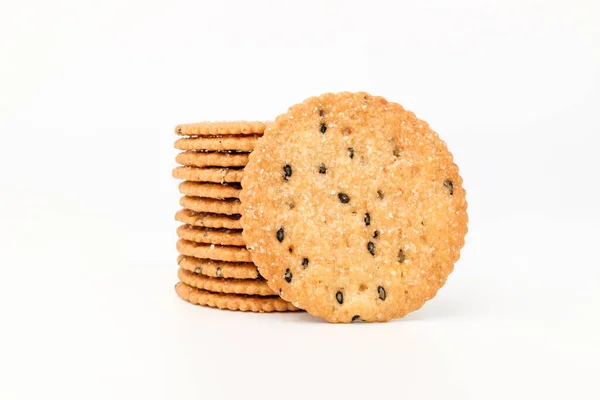 Cookies Grain Dessert Sprinkled Sugar Biscuits Shape — Stock Photo, Image