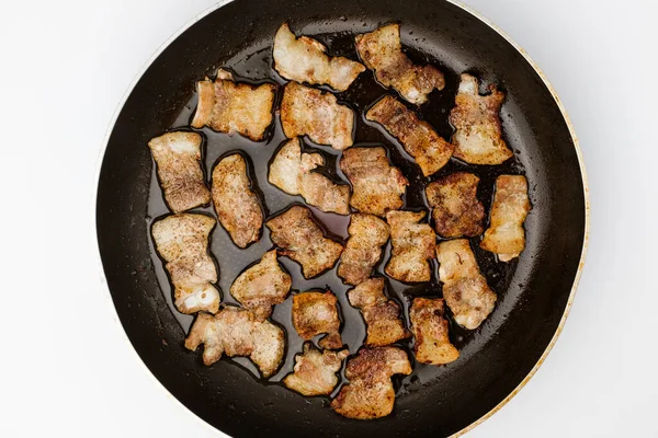 Vlees Met Olie Hartige Varkensbuik Gegrilleerd Vlees Koreaanse Varkensbuik Schotel — Stockfoto