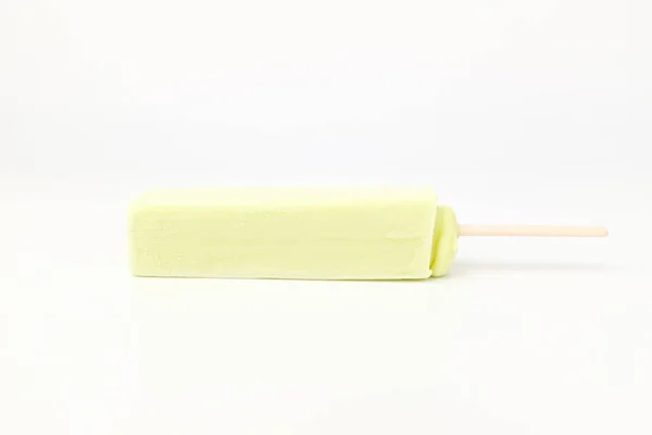 Sobremesa Fixe Gelado Cremoso Sobremesa Com Sabor Fruta — Fotografia de Stock