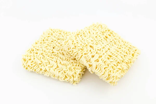 Fried Wheat Noodle Instant Ramen Dry Uncooked Noodles —  Fotos de Stock
