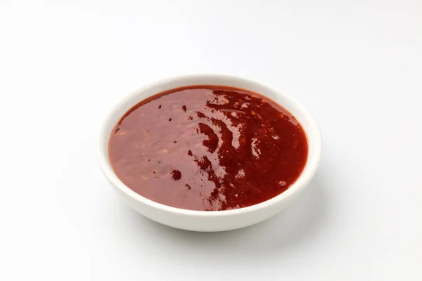Κόκκινη Σάλτσα Κορεάτικη Καυτή Σάλτσα Σάλτσα Για Νουντλς — Φωτογραφία Αρχείου