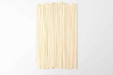 Undan yapılmış erişte. İnce ve düz erişte. Kore yemek kültürü