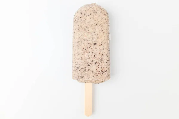 Cookie Flavored Ice Cream Cold Sweet Dessert Soft Sweet Cream — Stock Fotó