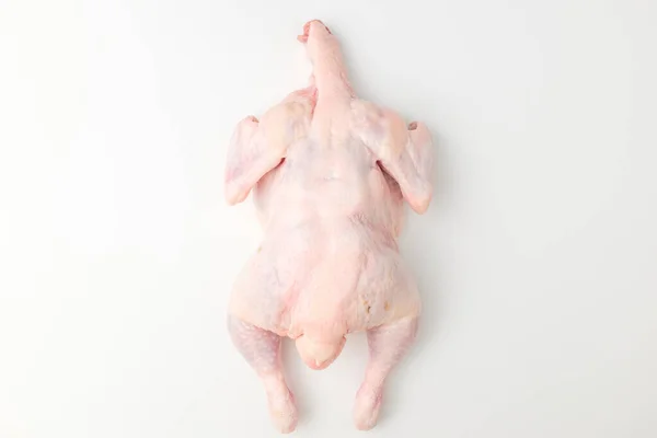Freshly Groomed Raw Chicken Uncut Chicken Chicken Food — Stock Photo, Image
