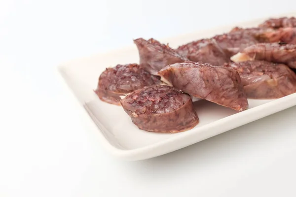 豚肉の腸で作られた食品 韓国で好きな食べ物 Vermicelliと食品 — ストック写真